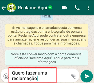 Pelo Whatsapp Aprenda Como Reclamar De Uma Empresa No Reclame Aqui Por