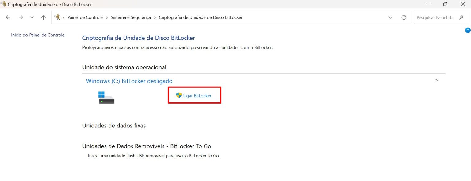 O Que O Bitlocker Do Windows Positivo Do Seu Jeito