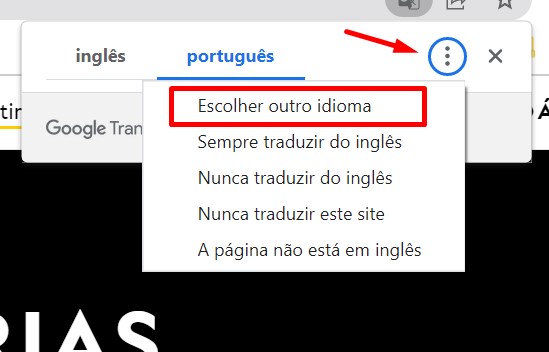 𝗚𝗢𝗢𝗚𝗟𝗘 𝗧𝗥𝗔𝗗𝗨𝗧𝗢𝗥​ - Traduzindo páginas de internet para o  português utilizando o Google Tradutor 