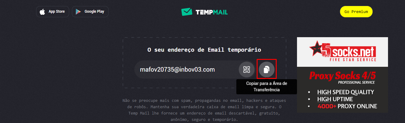 Temp Mail - Email Temporário na App Store