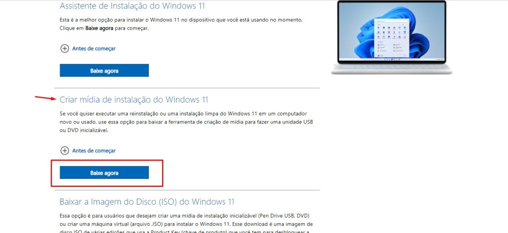 Como Baixar Windows 11 Original e Pendrive de Instalação 